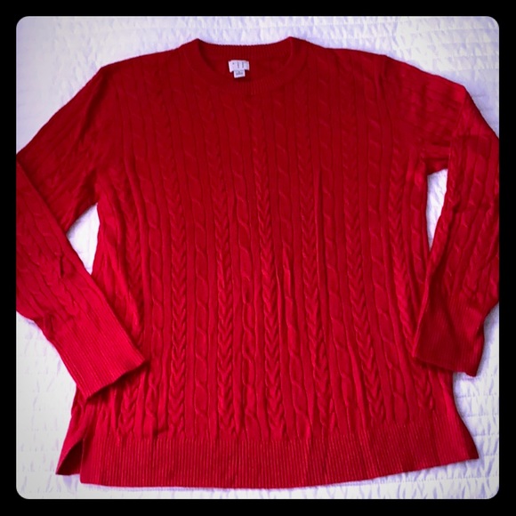 Cable Knit Crewneck Sweater from A New Day - Picture 2 of 5